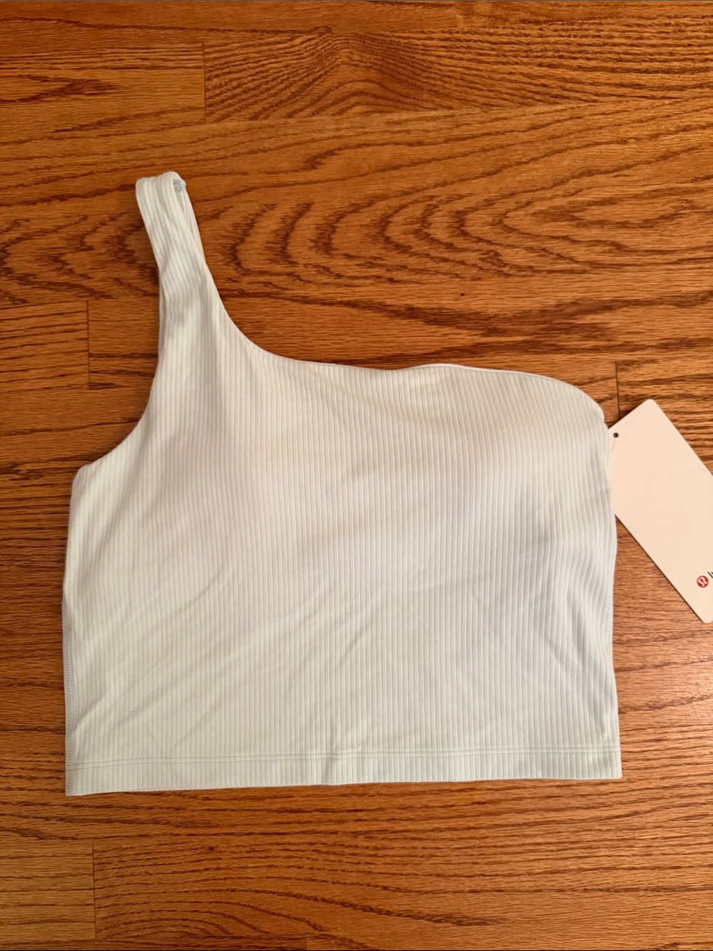 Ribbed Nulu One-Shoulder Ribbed Yoga Tank